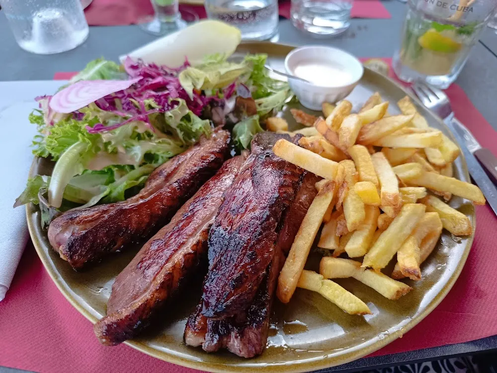 Magret de Canard Frites Maison