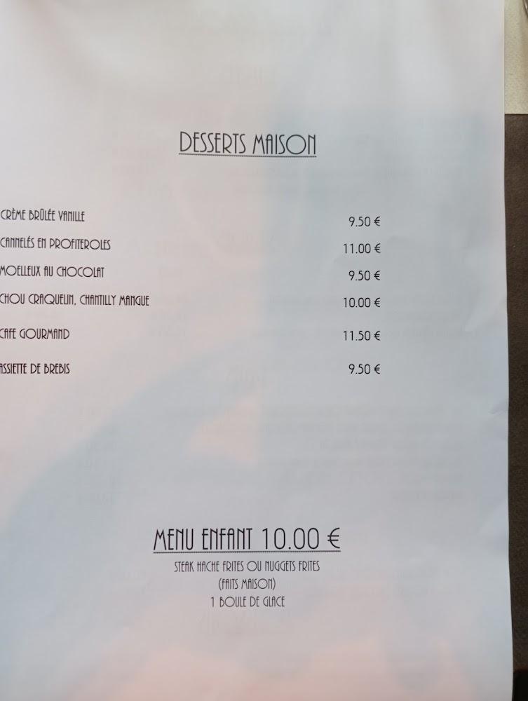 La Villa ARBOUSIER - Menu Image 3